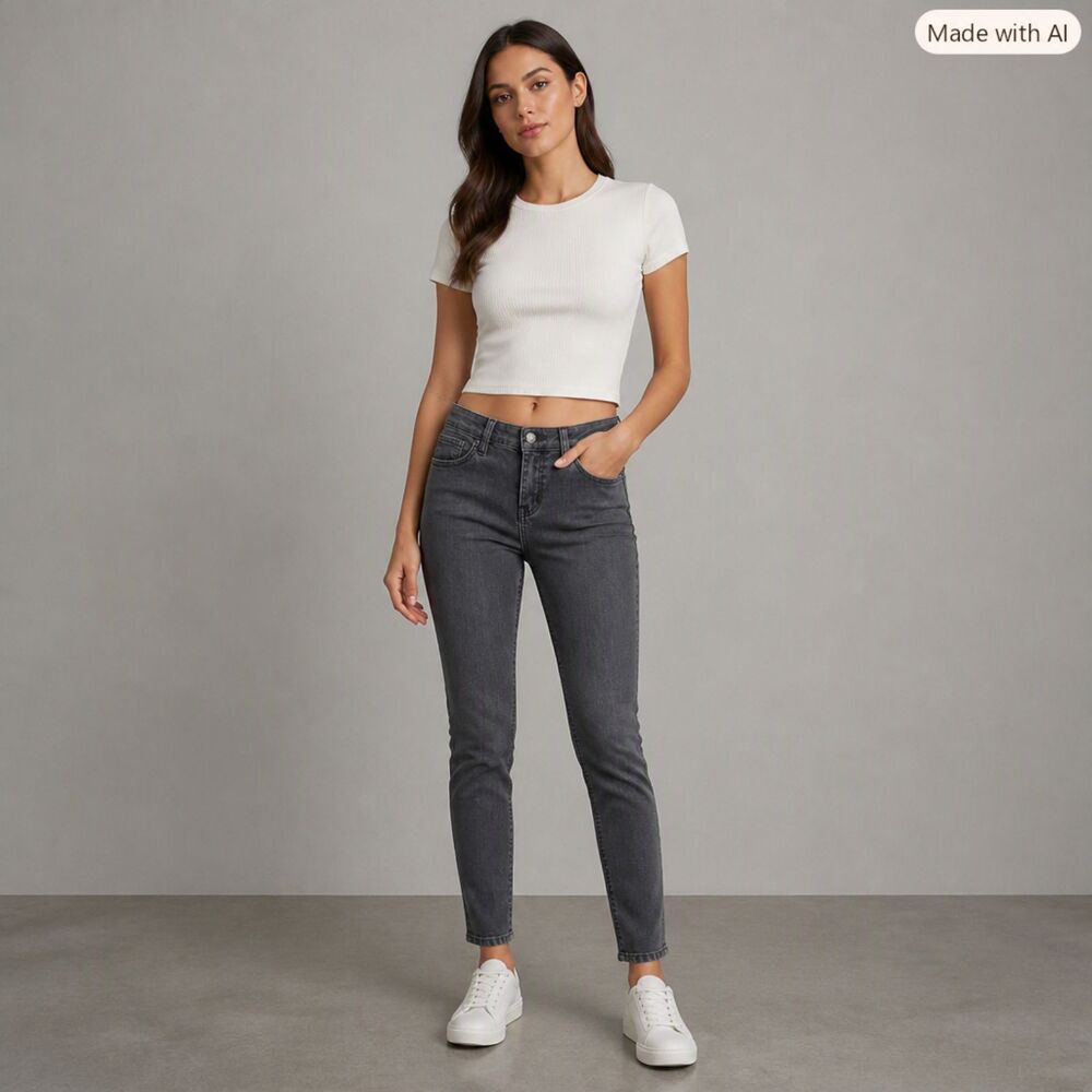 Prana Charcoal Gray Skinny Jeans – Slim Stretch Fit, EUC